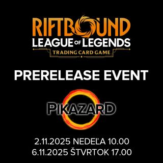 Všetko pripravené na Prerelease Eventy v Pikazard.eu Ak si chceš skúsiť horúcu TCG novinku tohto roku, radi Ťa privítame u...